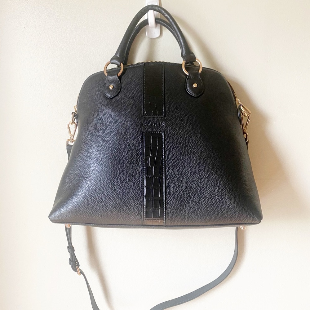 F&W Style | Chloe Tote Black Leather